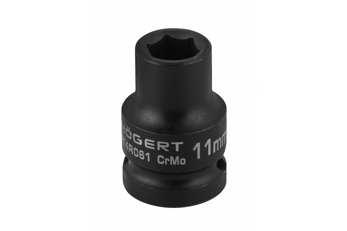 Ударная шестигранная головка 11 мм короткая 1/2 дюйма Hogert (HT4R061)