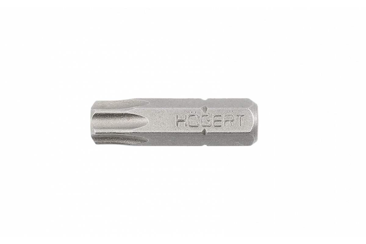 Набор коротких бит TORX T15 25 мм S2 5 штук Hogert (HT1S337)