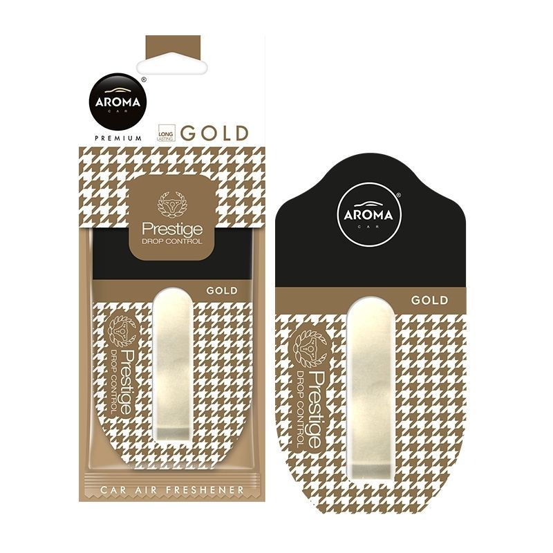 Ароматизатор для авто Aroma Car Prestige Drop Control Gold для салона машины (83205)