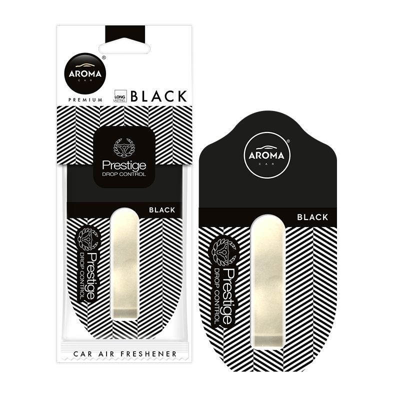 Ароматизатор автомобильный Aroma Car Prestige Drop Control Black для салона авто (83207)