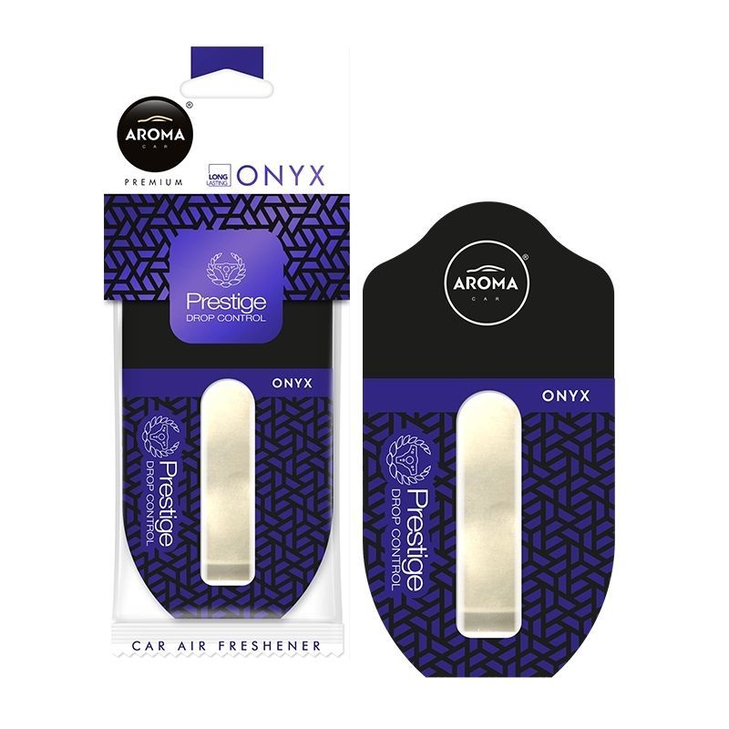Автомобильный ароматизатор Aroma Car Prestige Drop Control Onyx для салона авто (83970)