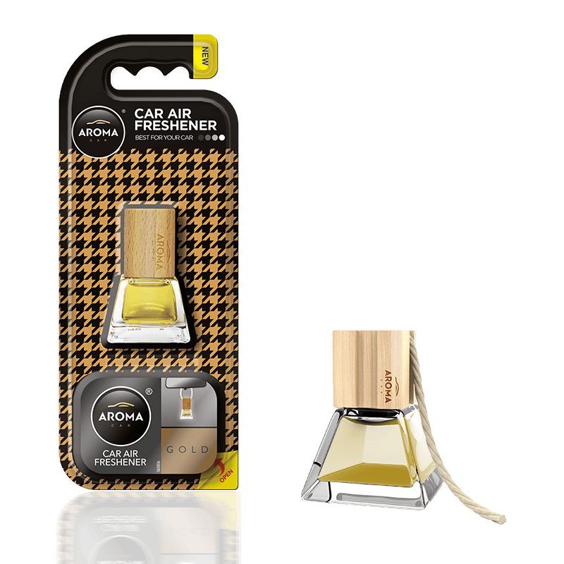 Ароматизатор автомобильный Aroma Car Prestige Wood Gold для салона машины (92530)