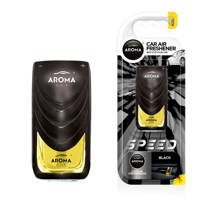 Автомобильный ароматизатор Aroma Car Speed Black 8 мл для салона авто (92313)