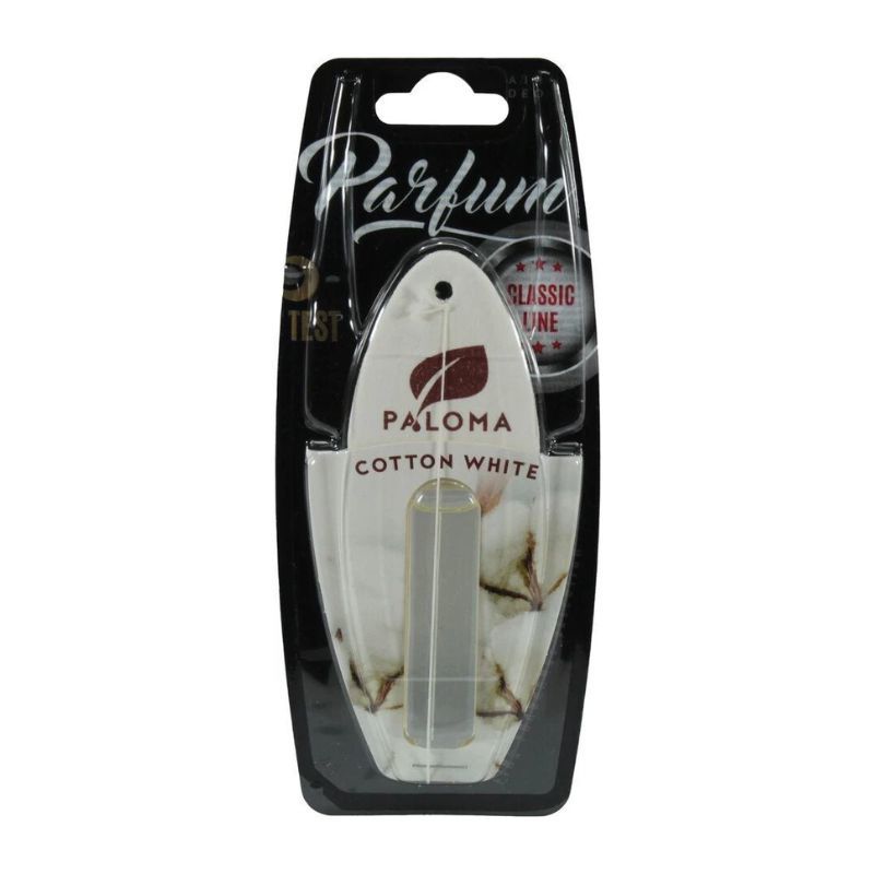 Ароматизатор для авто Paloma Parfume Cotton White свежий аромат для салона машины (71101)