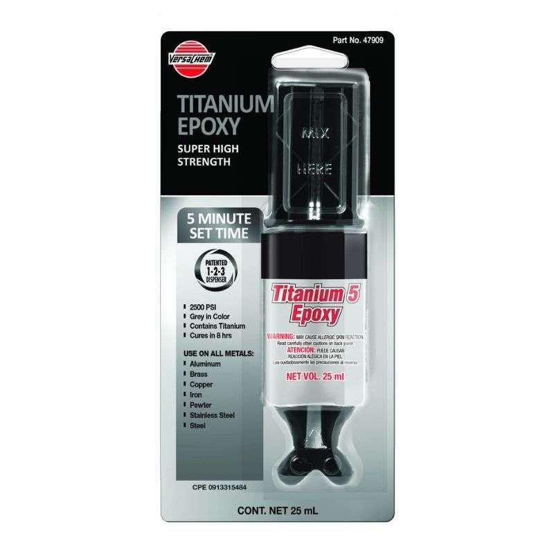 Эпоксидный клей универсальный прозрачный Versachem Titanium термостойкий до 93°C 25мл (47909)